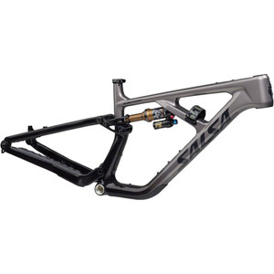 2027 Salsa Blackthorn 145 C Frameset - Black / Smoke image