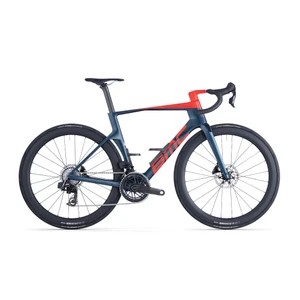 2026 BMC Teammachine R 01 Three - Deep Sea / Neon Red image