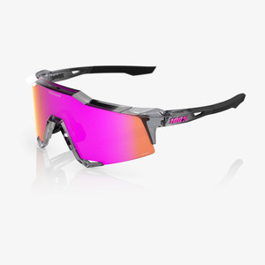 2026 100% Speedcraft&reg; MLB Authentic Polished Translucent Grey Hiper&reg; Vital Pink Mirror Lens image