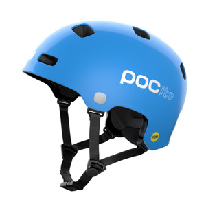 2025 POC Pocito Crane Mips Bike Helmet - Fluorescent Blue image