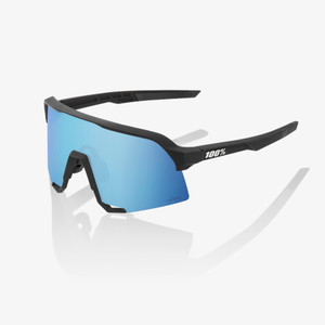 2026 100% S3&trade; Matte Black Hiper&reg; Blue Multilayer Mirror Lens image