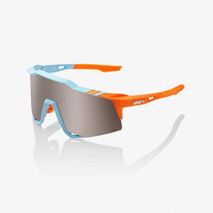 2025 100% Speedcraft Soft Tact Two Tone Hiper Silver Mirror Lens 2025 100% Speedcraft Soft Tact Two Tone Hiper Silver Mirror Lens
