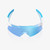 2026 100% Aerocraft&reg; Matte White Hiper&reg; Blue Mirror Lens image 3