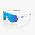 2025 100% S2 Matte White Hiper Blue Multilayer Mirror Lens