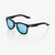 2025 100% Hudson Matte Black Hiper Blue Multilayer Mirror Lens