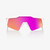 2026 100% Speedcraft&reg; SL Matte White/Pink Hiper&reg; Vital Pink Mirror Lens image 1