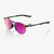 2025 100% Legere Round Soft Tact Black Purple Mirror Lens