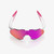2026 100% Hypercraft&reg; XS Matte White/Pink Hiper&reg; Vital Pink Mirror Lens w/ Bonus Clear image 3