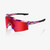 2026 100% Speedcraft&reg; SL FDJ Gloss Translucent Red/Blue Hiper&reg; Fire Red Mirror Lens image