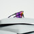 2026 100% Speedcraft&reg; Elly 3 White Venom Hiper&reg; Dark Purple Mirror Lens W/ Bonus Coral image 5