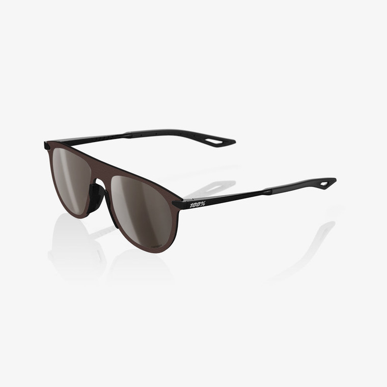 2023 100% LEGERE® COIL Matte Black HiPER® Silver Mirror Lens Sunglasses