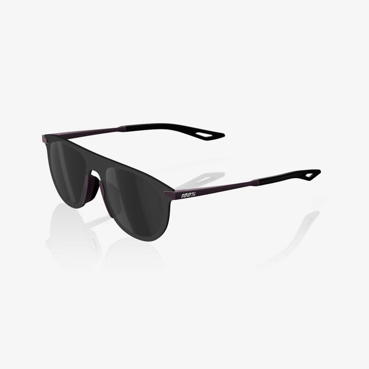 2023 100% LEGERE® COIL Soft Tact Deep Purple Black Mirror Lens Sunglasses