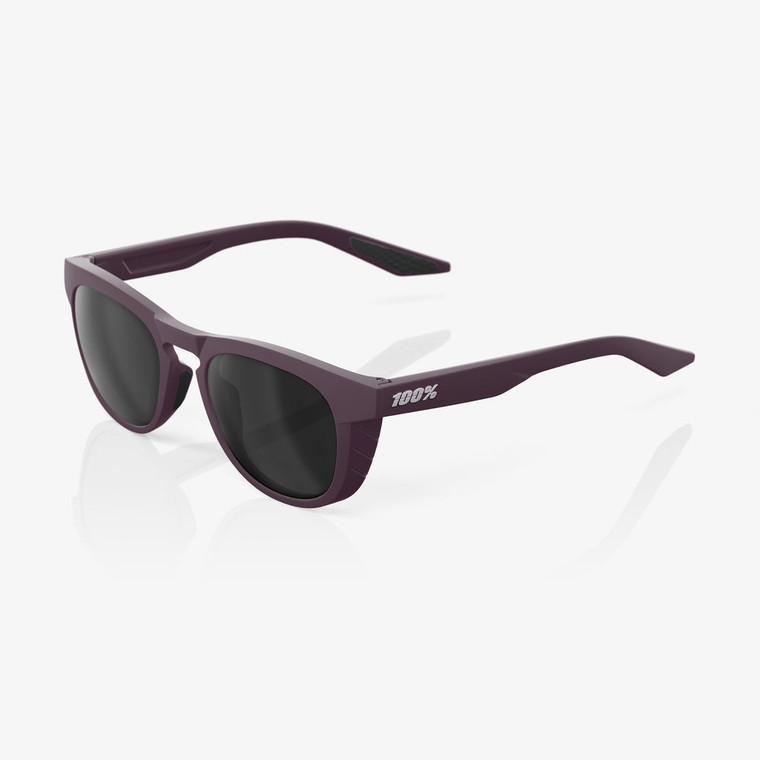 2023 100% SLENT Soft Tact Deep Purple Black Mirror Lens Sunglasses