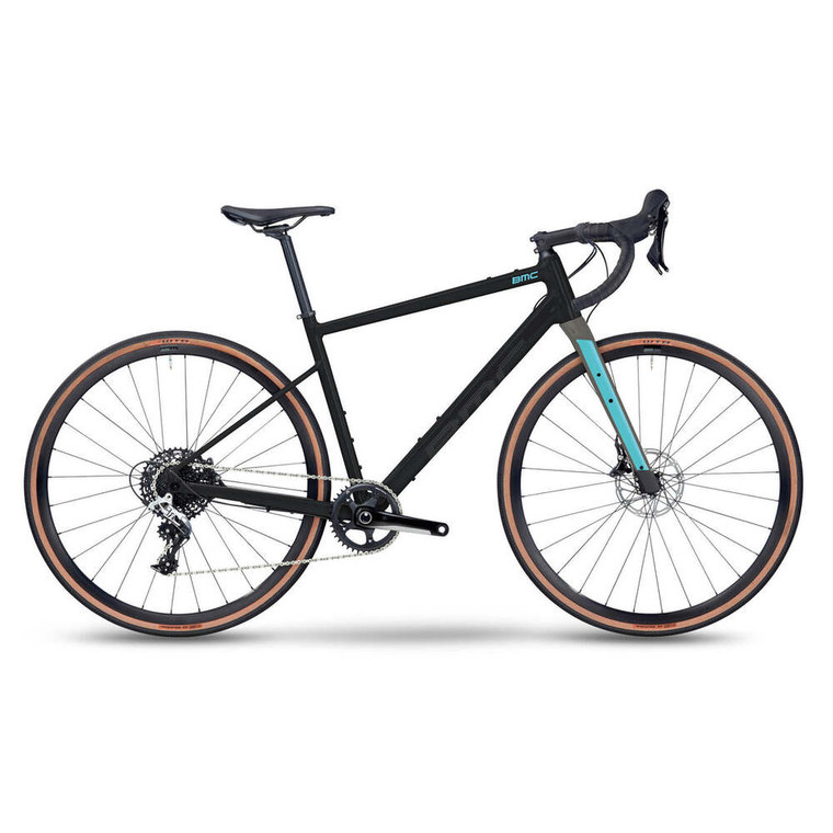 2024 BMC Roadmachine AL X TWO - Black / Turquoise image