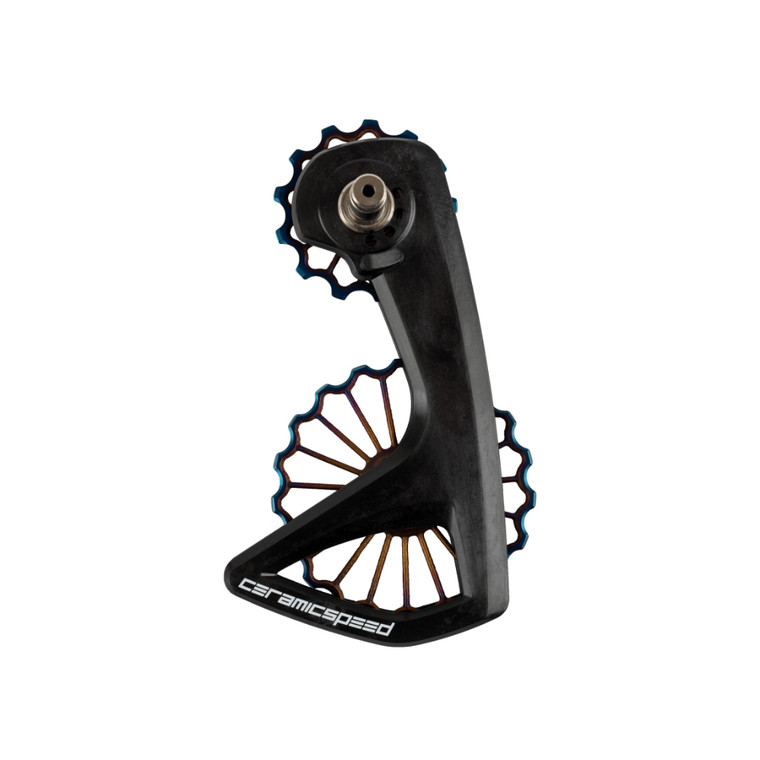 2025 Ceramic Speed OSPW RS 3D Titanium for Shimano 9250/8150 Oil Slick image 2025 Ceramic Speed OSPW RS 3D Titanium for Shimano 9250/8150 Oil Slick image