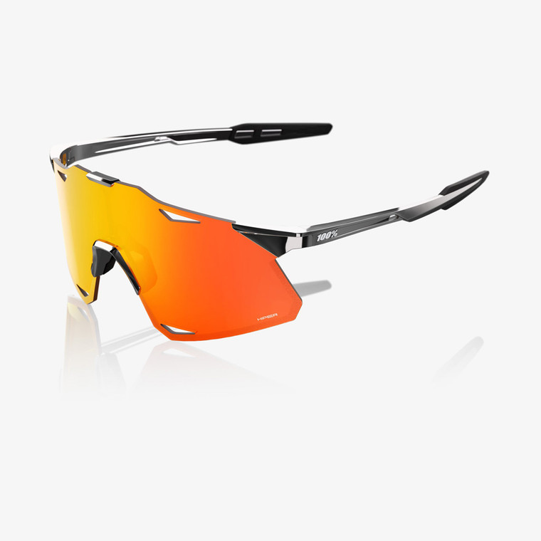2025 100% Hypercraft Black Chrome Hiper Red Mirror Lens