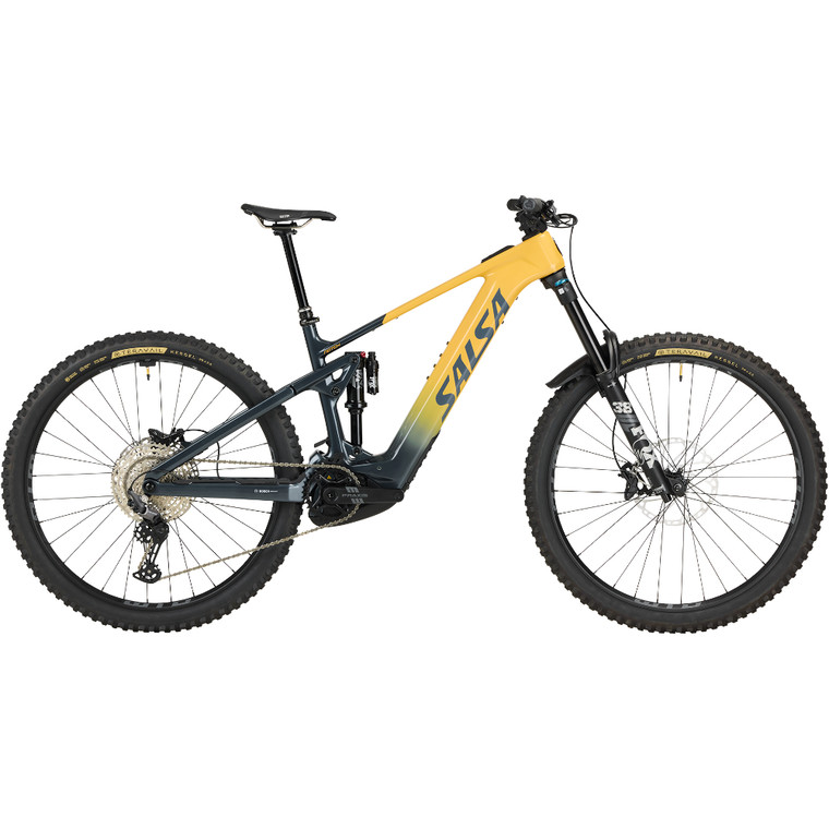 15☆ SALSATION トップス　S　新品 ☆サルセーション 2026 Salsa Notch C Deore 12 - Slate/Apricot | Revolutionbikeshop.com