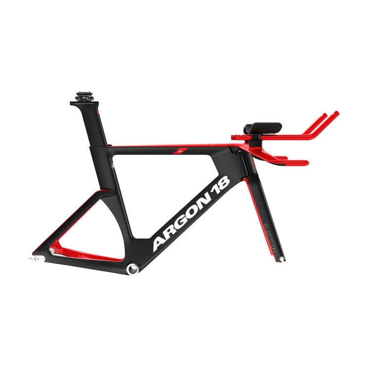 2026 Argon 18 Electron Pro RIO Pursuit Frameset - Black Matte/Red Gloss image