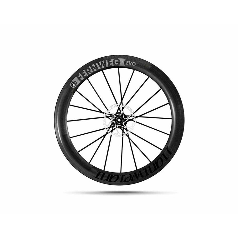 2020 Fernweg EVO 63 Tubeless Disc Brake Schwarz ED Front Wheel - 63mm