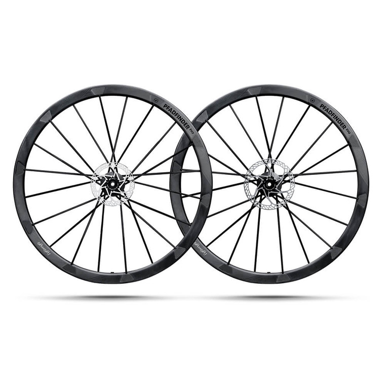 2022 Lightweight Pfadfinder Evo Disc Gravel Tubless  24 mm Wheel Set