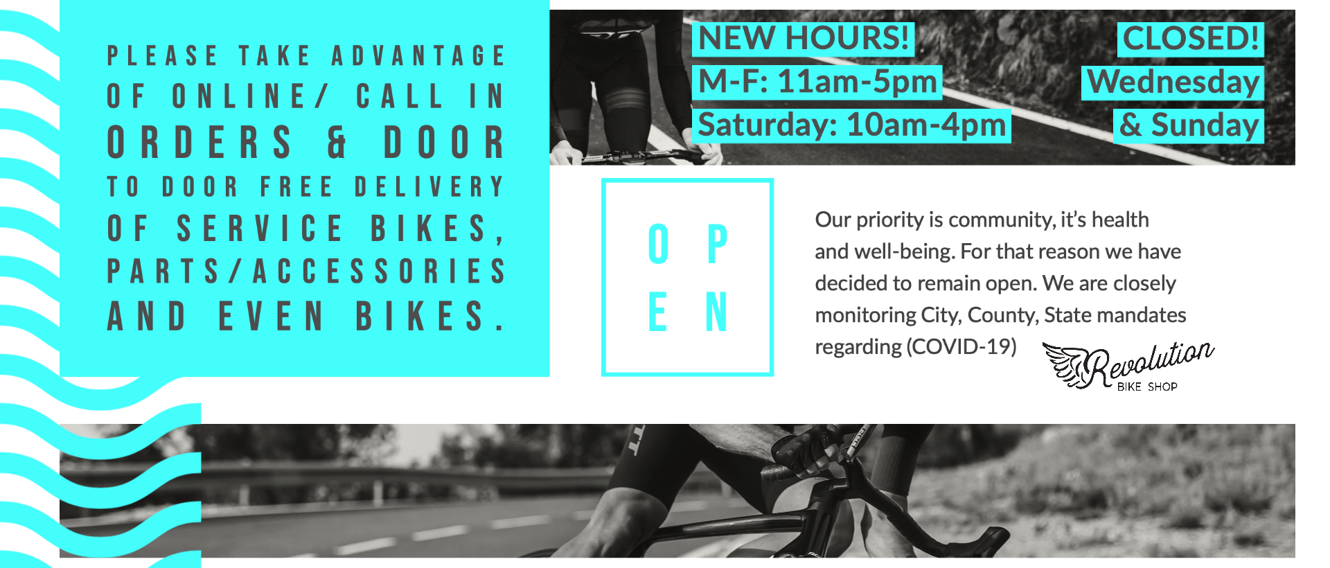 revolution cycle hours