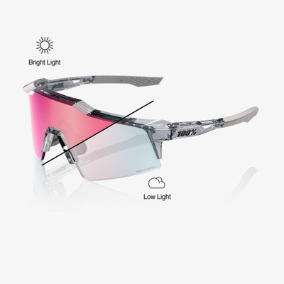 2026 100% Speedcraft® SL Polished Translucent Grey Rose Gold