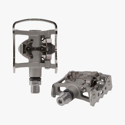 2025 Shimano PD-M324 Pedal in Silver | RevolutionBikeShop.com