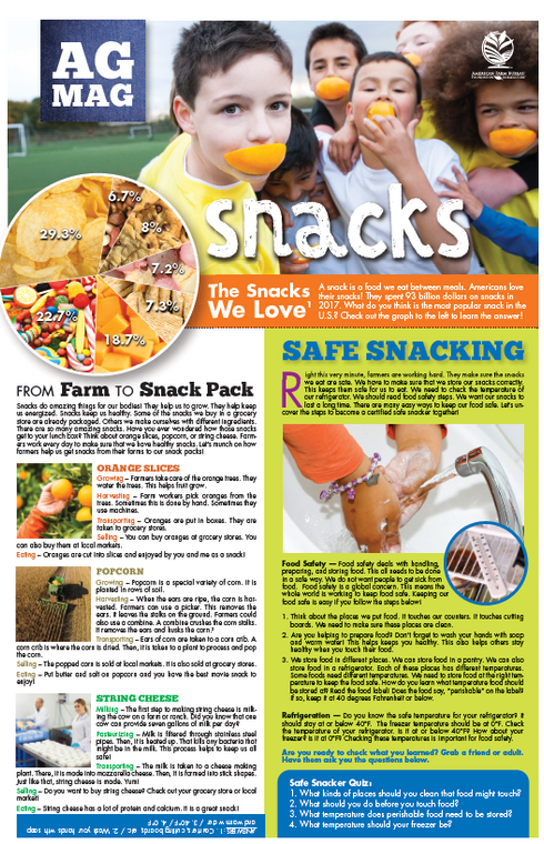 Snacks Ag Mag (pack of 30)