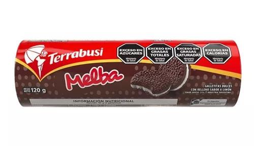 Melba Galletitas de Chocolate, 120 g / 4.2 oz