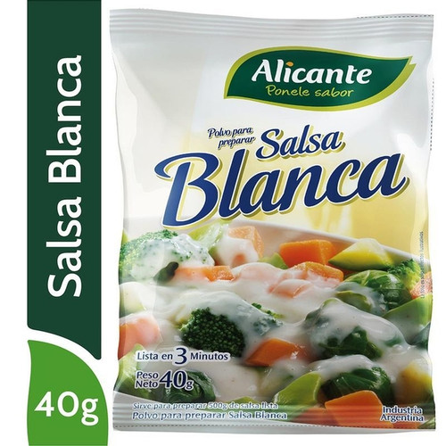 Alicante Salsa Blanca, 40 g/ 1.41 oz ea (pack de 3 undiades)