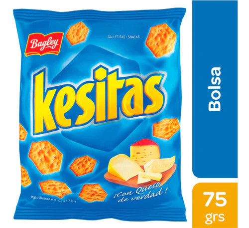 Kesitas Snack Sabor Queso, 85 g / 2.99 oz ea (pack de 3 unidades)