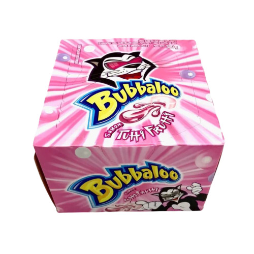 Bubbaloo Chicle Globo Tutti-Frutti, 300 g / 10.6 oz (caja con 60 unidades)