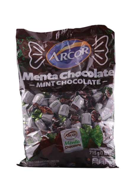 Arcor Caramelos Menta y Chocolate, 715 g / 25.2 oz