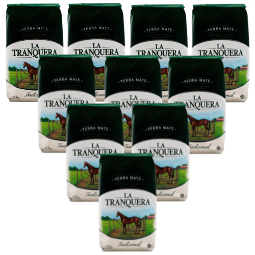 La Tranquera Yerba Mate Selección Especial, 1 kg / 2.2 lb ea (pack de 10 unidades)