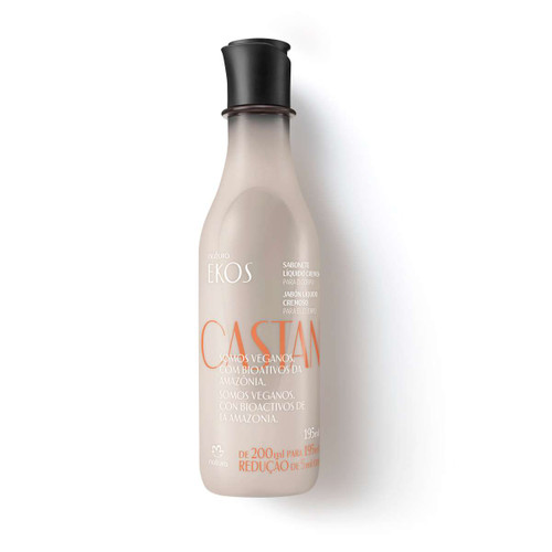 Natura Ekos Jabón Líquido Cremoso Castaña, 195 ml / 6.59 fl oz