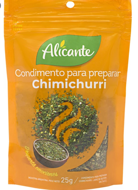 Alicante Condimento Chimichurri, 25 g / 0.88 oz ea (pack de 3 unidades)