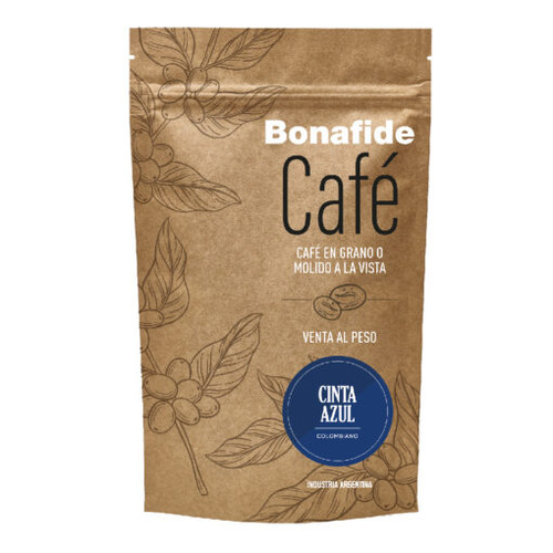 Bonafide Café en Granos Brasilero Cinta Azul, 500 g / 1.1 lb