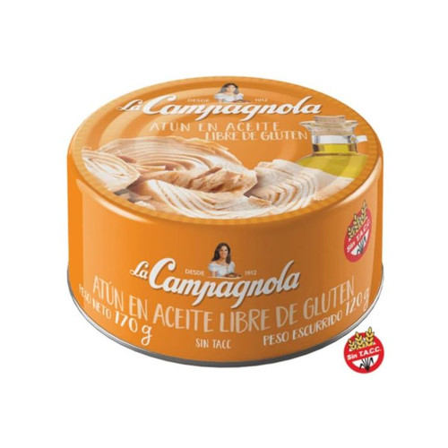 La Campagnola Atún en Aceite, 170 g / 5.99 oz ea (pack  de 3 unidades)