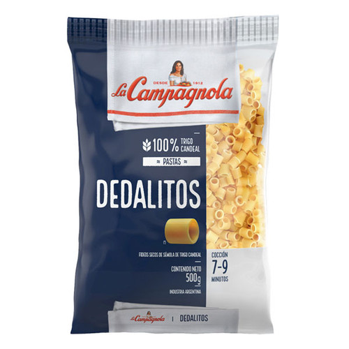 La Campagnola Fideos Dedalitos, 500 g / 1.1 lb