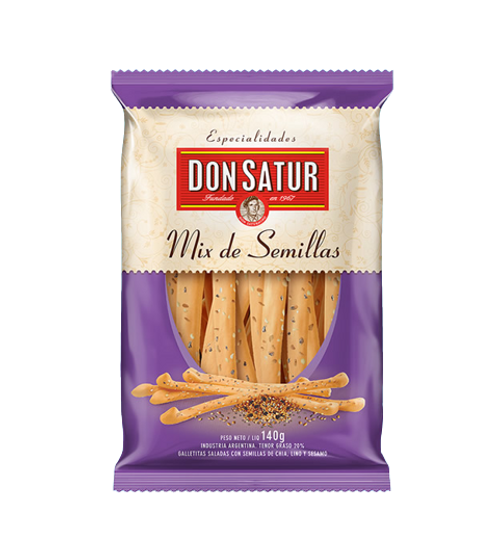 Don Satur Talitas Mix Semillas, 140 g / 4.93 oz