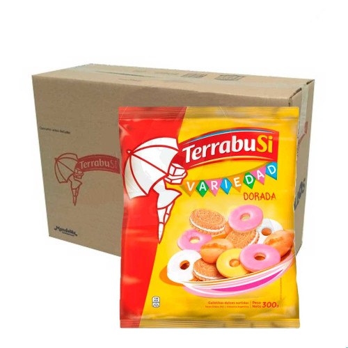 Terrabusi Galletitas Variedad Dorada, 300 g / 10.58 oz ea (caja con 24 unidades)