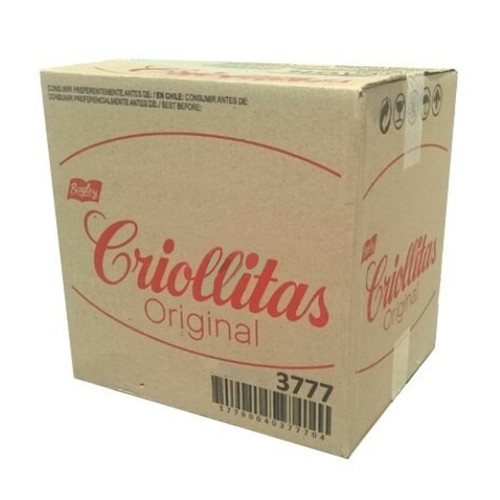 Criollitas Galletitas de Agua Tripack, 300 g / 10.58 oz ea (caja con 22 unidades)