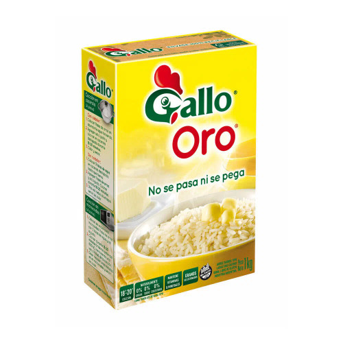 Arroz Gallo Oro, 1 kg / 2.2 lb