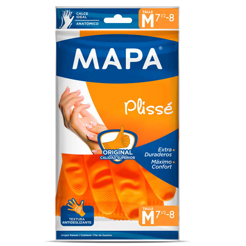 MAPA Guantes para Limpieza Talle XL Color Naranja