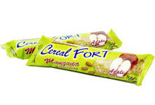 Cereal Fort Barra de Cereal Sabor Manzana y Almendras, 22 g / 0.77 oz ea (pack de 4 unidades)