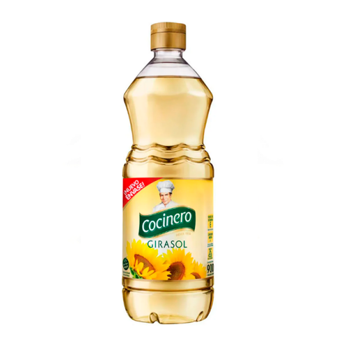 Cocinero Aceite de Girasol, 900 ml / 30.43 fl oz