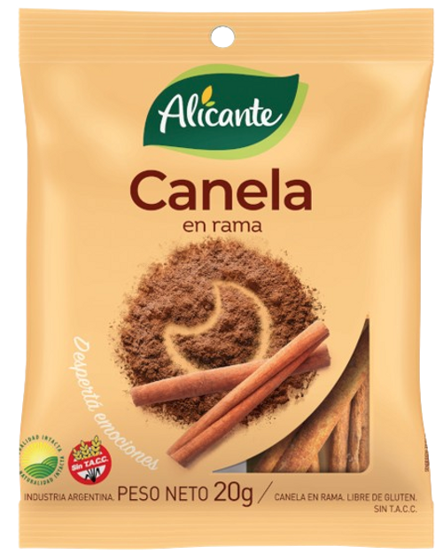 Alicante Canela en Rama, 20 g / 0.70 oz ea (pack de 3 unidades)