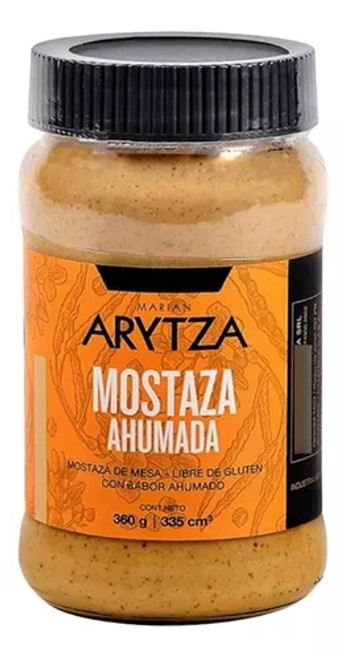 Arytza Mostaza Ahumada - Libre de Gluten, 360 g / 12.69 oz