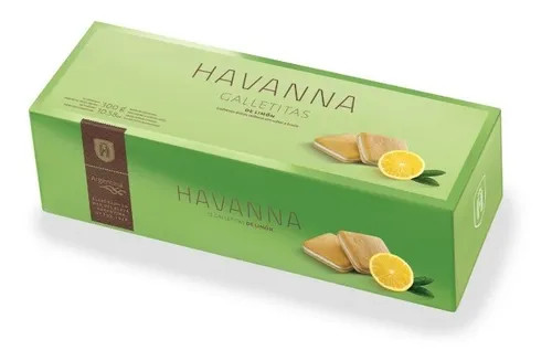 Havanna Galletitas de Limon, 25 g / 0.88 oz ea (caja con 12 unidades)