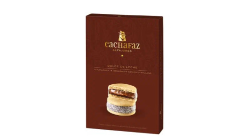 Cachafaz Alfajor de Maicena, 60 g / 2.11 oz ea (caja con 6 unidades)